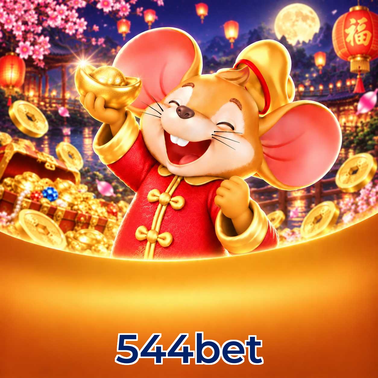544bet Logo - Bônus com Rollover Justo